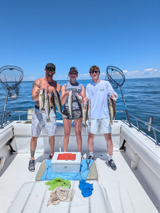 3 anglers fishing in Port Clinton