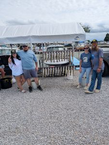 Four people fishing in Ohio