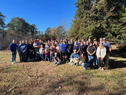 Group of 28 people fishing and hunting in North Carolina