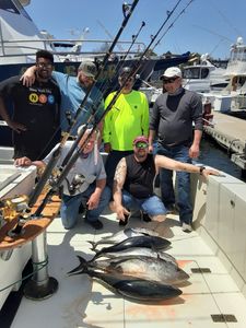 4 anglers fishing in Belmar