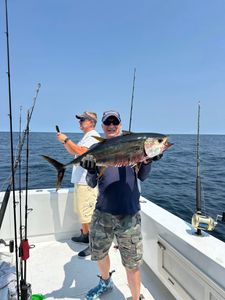 Blackfin tuna caught while fishing in NJ