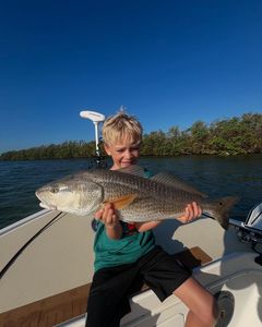 Proud Red | redfish, inshore, Florida, youth