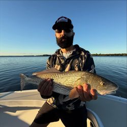 Angler with fishing rod in FL