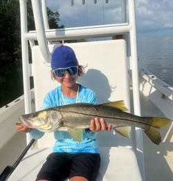 Snook fish caught by angler in St. Petersburg