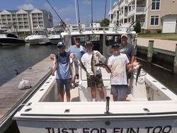 Anglers enjoying a fishing trip in MD