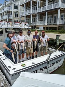 Anglers enjoying a fishing trip in MD