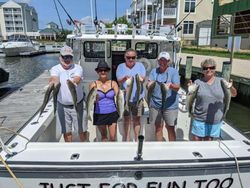 4 fishing anglers in Grasonville