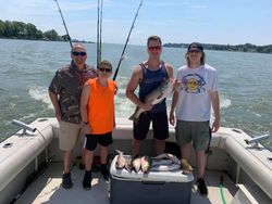 Morning Fishing Trip in Chesapeake Bay, Stripers