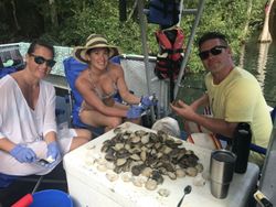 Three people fishing in Homosassa