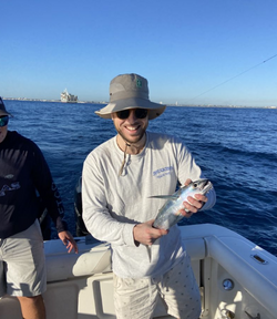 Angler with a freshwater fish in West Palm Beach