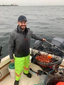 A person fishing in Nanaimo