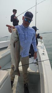 Striped Bass caught by two people in Winthrop