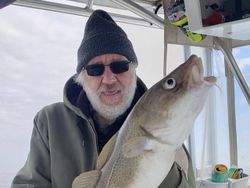 Angler fishing in Massachusetts