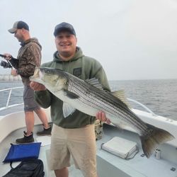 Striped bass caught in Winthrop