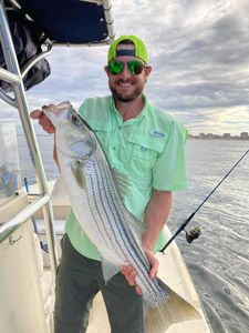 Hooked a Striper in Newburyport, MA