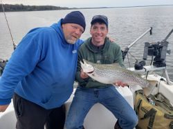 Successful sea trout fishing trip in Newburyport