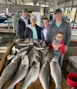 4 striped bass in Pottsboro