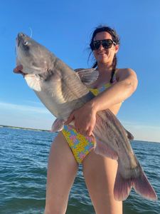 A lone angler fishing in TX
