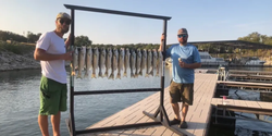 Two people fishing in Cleburne