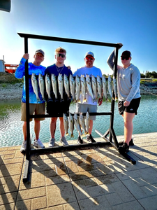 Four anglers fishing in Cleburne