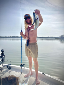 One fisherman enjoying a fishing trip in Cleburne