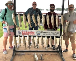 22 fish caught on fishing trip in TX