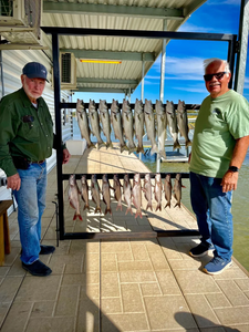 3 striped bass and blue catfish caught in TX