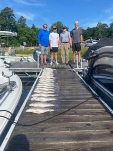 4 anglers with a big 35-inch fish caught in SC