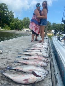 Two anglers caught great fish at Lake Murray