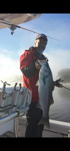Striped bass caught while fishing in SC