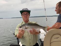 Striped bass caught at Lake Murray