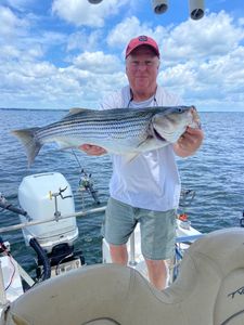 Striped bass caught in Lake Murray