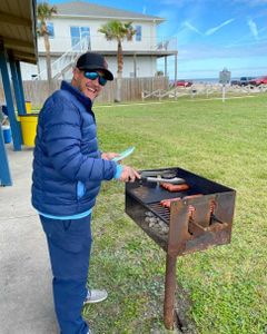 Barbecue After Fishing In New Smyrna Beach, FL