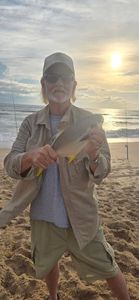 Angler fishing at New Smyrna Beach