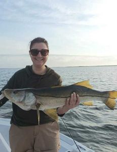 Nice day for fishing snook in Florida