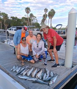 Group of 5 people fishing at Weeki Wachee