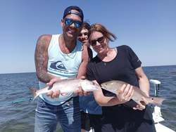 Caught two beauties on a sunny day out on the water!