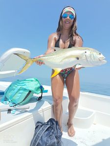 Crevalle Jack, a 32-inch fish caught while fishing in FL