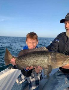 Gag Grouper, 28 inches, caught while fishing in Weeki Wachee