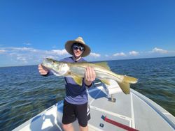 Photograph of a 38-inch Snook fish caught while fishing in FL.
