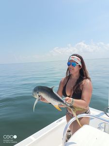 Adventurous angler fishing in Florida