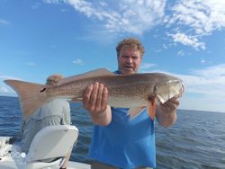 A redfish caught on a fishing trip in FL