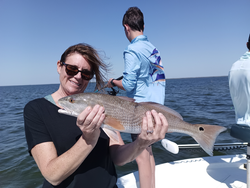 Reeling in a big one!