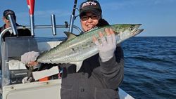 Fisherman with a Spanish Mackerel catch in Weeki Wachee