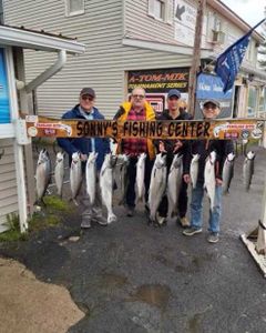 6 big fish caught by 4 people in Pulaski