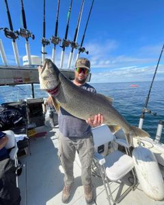 Angler with 38-inch Catch in Pulaski