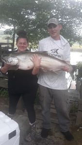 Anglers with big fish caught in NY