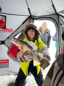 A pair of people fishing in Pulaski