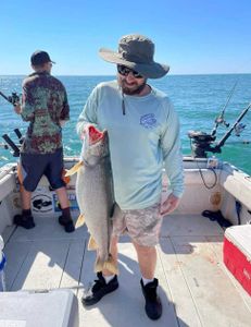 Chinook Salmon caught while fishing in Pulaski