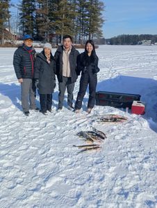 4 people fishing in Pulaski